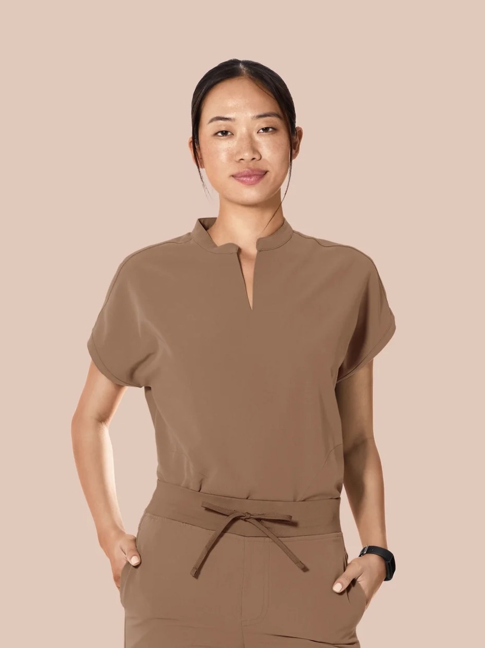 Mandala Mandarin Scrub Top
